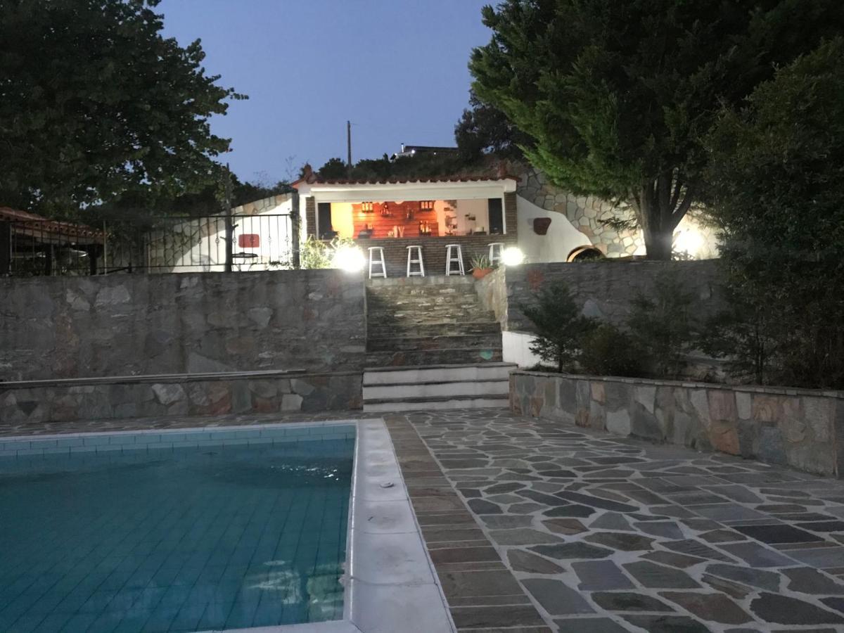 Villa Maroudia Kymi Eksteriør billede